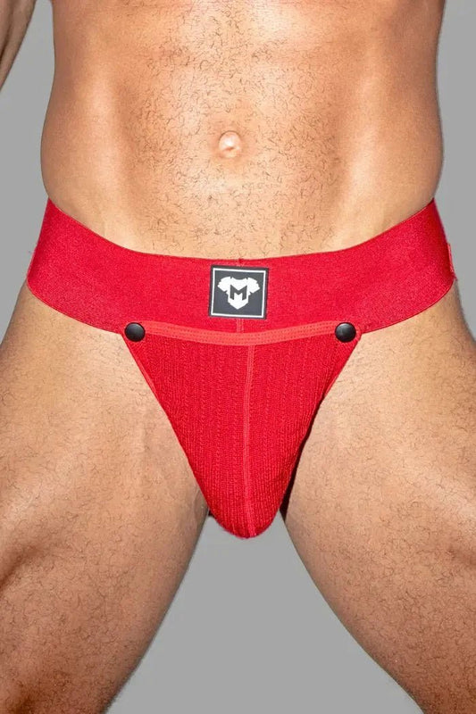 Dash Cyclone. Jockstrap with Removable Pouch. Red - MJS190 - Y1 - www.fieldessential.click - Local store